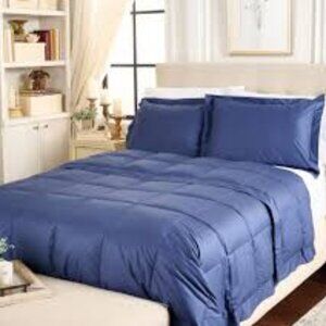 Northern Nights Shadow Dot Cotton 650FP Down Blanket Set